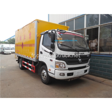 Camion de transport de marchandises dangereuses liquides inflammables Foton